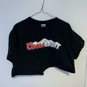 Coorslight cropped top